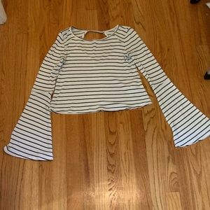 Black & White Loose Sleeve Sweater LABOR DAY SALE